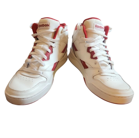 Reebok Royal BB4500 Hi2 Sneakers White Red Men Size 7 Basketball Shoes High Top - Picture 4 of 10